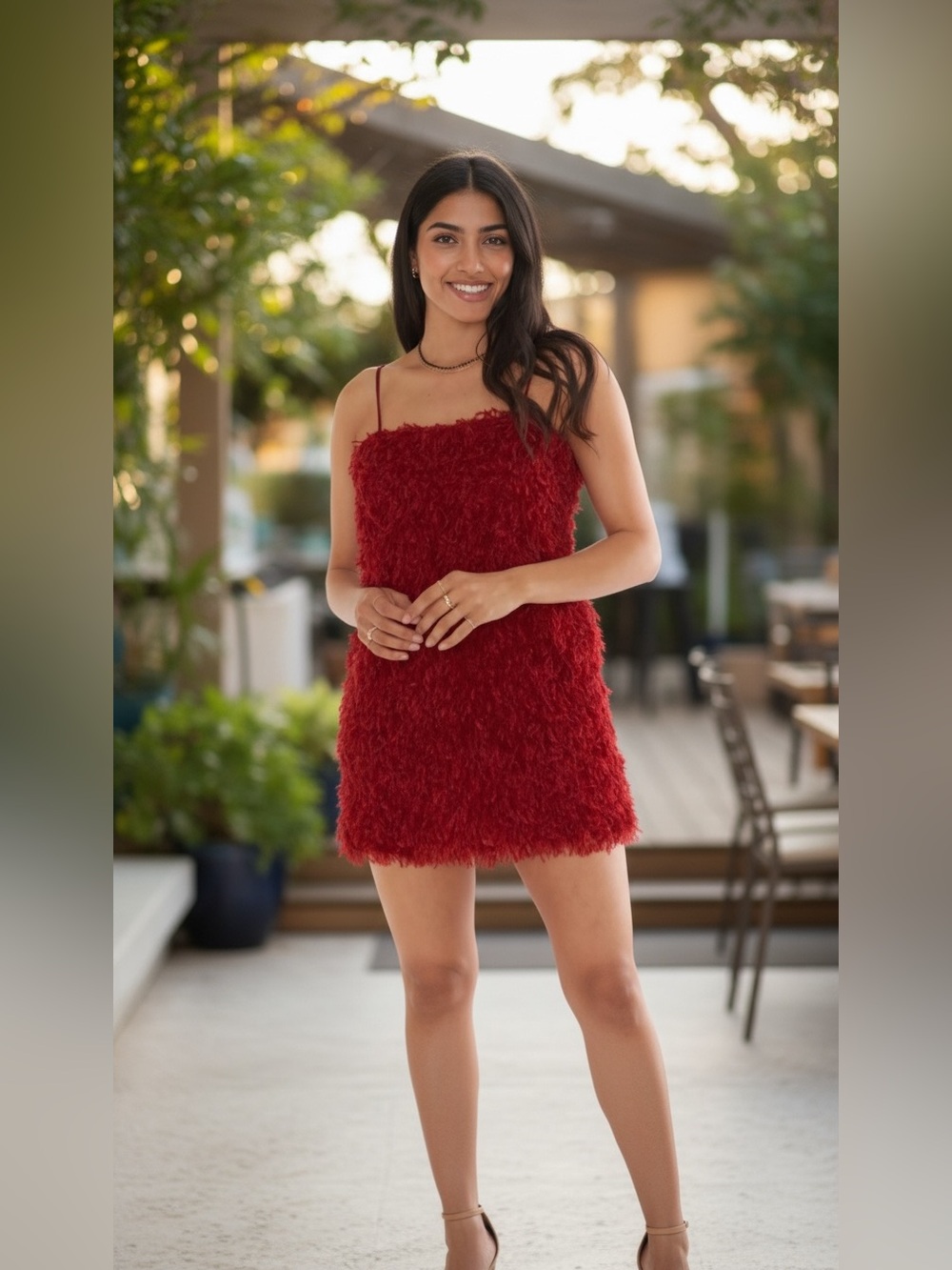 NWT Show Me Your Mumu Valencia Mini Dress In Red Faux size small